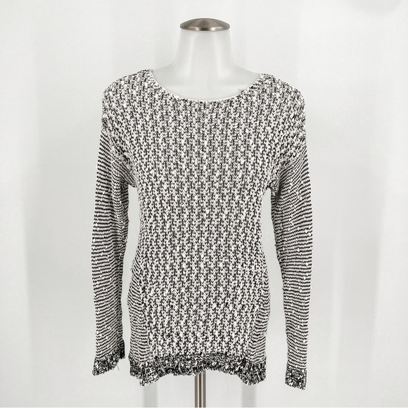 TWO by VINCE CAMUTO Sweater Nubby Chunky Knit Pullover Crew Neck - Picture 1 of 5